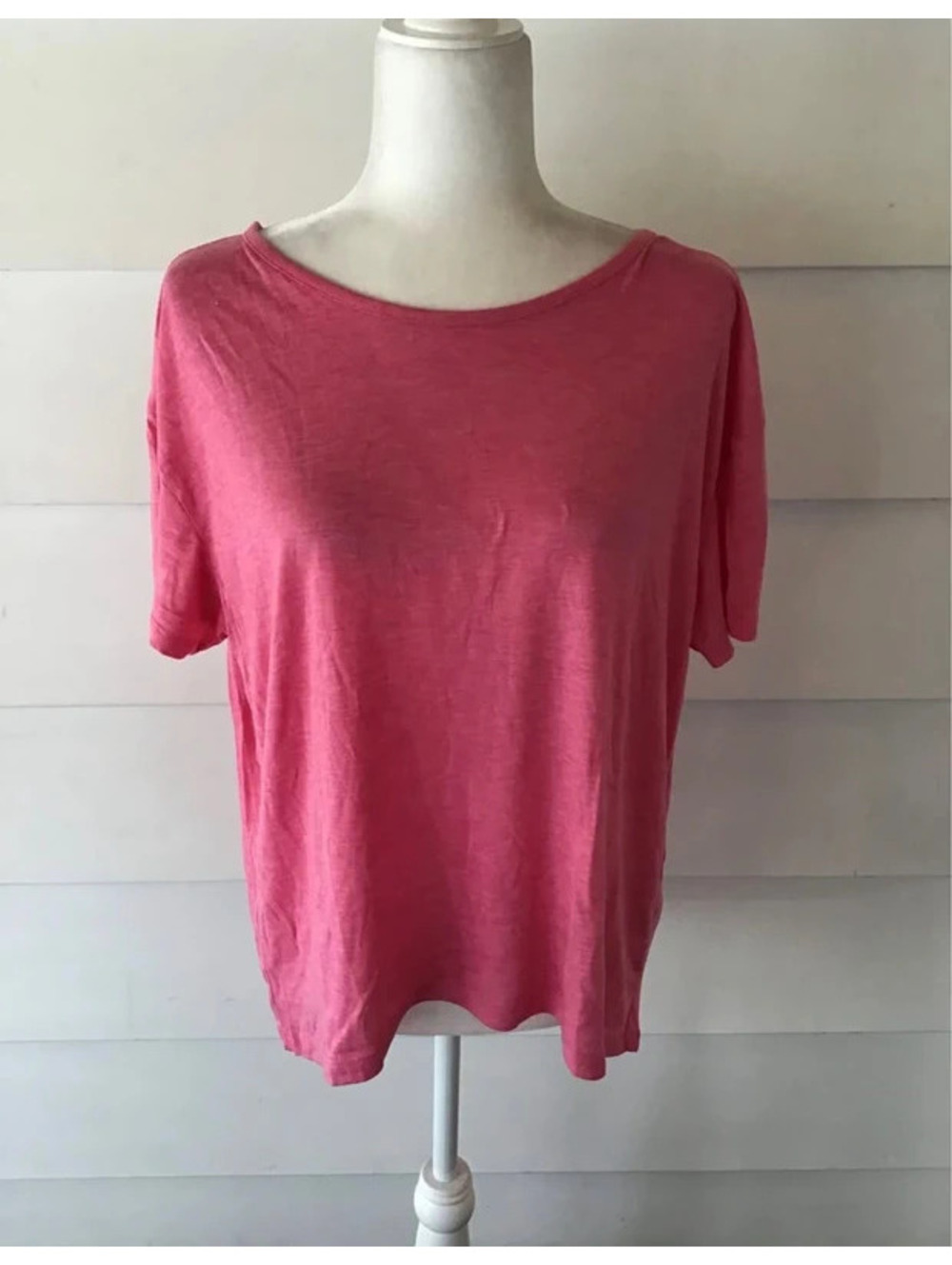 Bundle of 9 tees - Large pink alternative cotton tee new #401